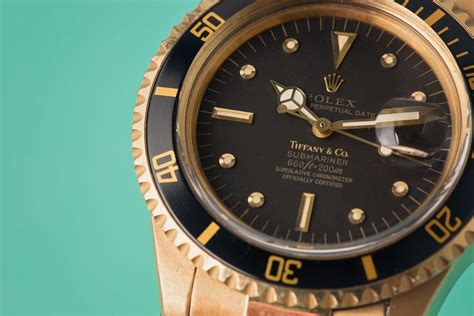 rolex tiffany dials history